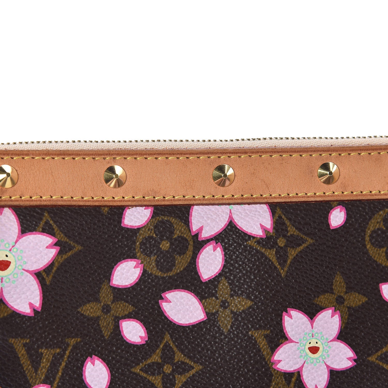 Louis Vuitton Monogram Cherry Blossom Pochette Accessories Brown 13 of 15