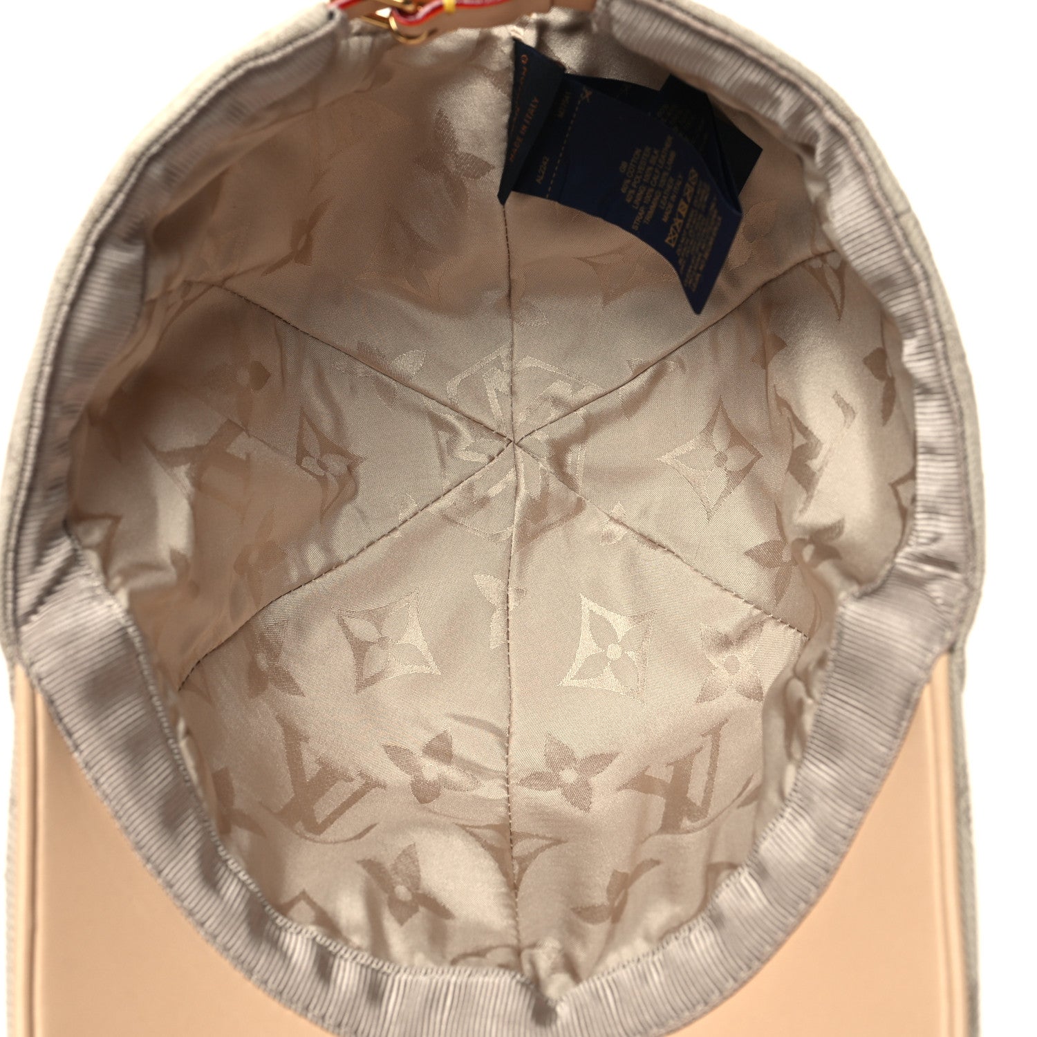 Louis Vuitton Cotton Monogram Jacquard Be My Cap M Beige 7 of 8