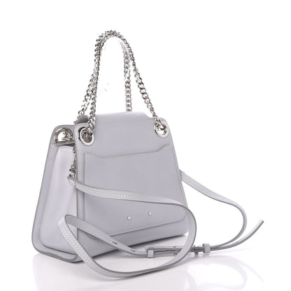 Chloe Shiny Calfskin Mini Annie Shoulder Bag Airy Grey 3 of 10