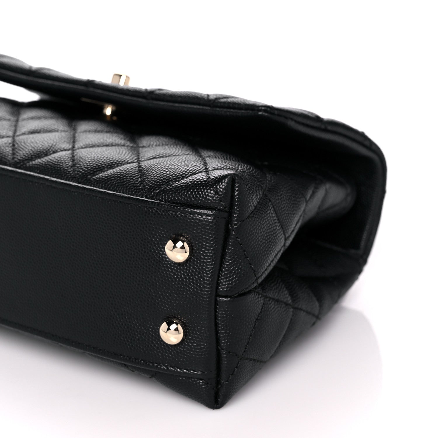 Chanel Caviar Quilted Mini Coco Handle Flap Black 10 of 11