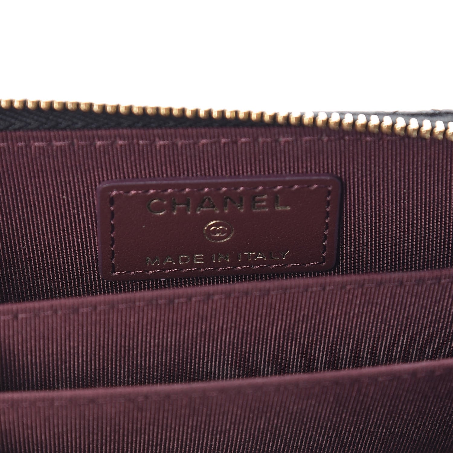 Chanel Caviar Quilted Zip Coin Purse Black 6 of 8