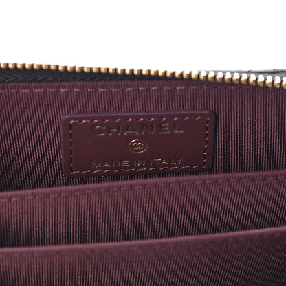 Chanel Caviar Quilted Zip Coin Purse Black 6 of 8