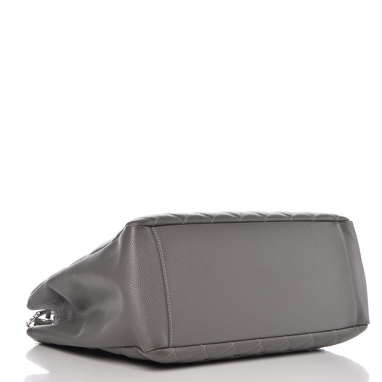 Caviar Quilted Grand Shopping Tote GST Grey