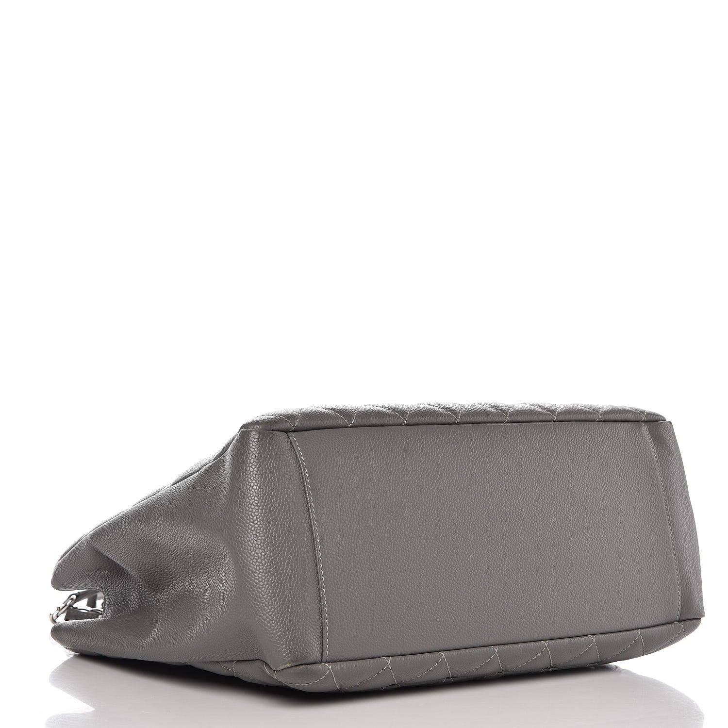 Chanel Caviar Quilted Grand Shopping Tote GST Grey 4 of 12