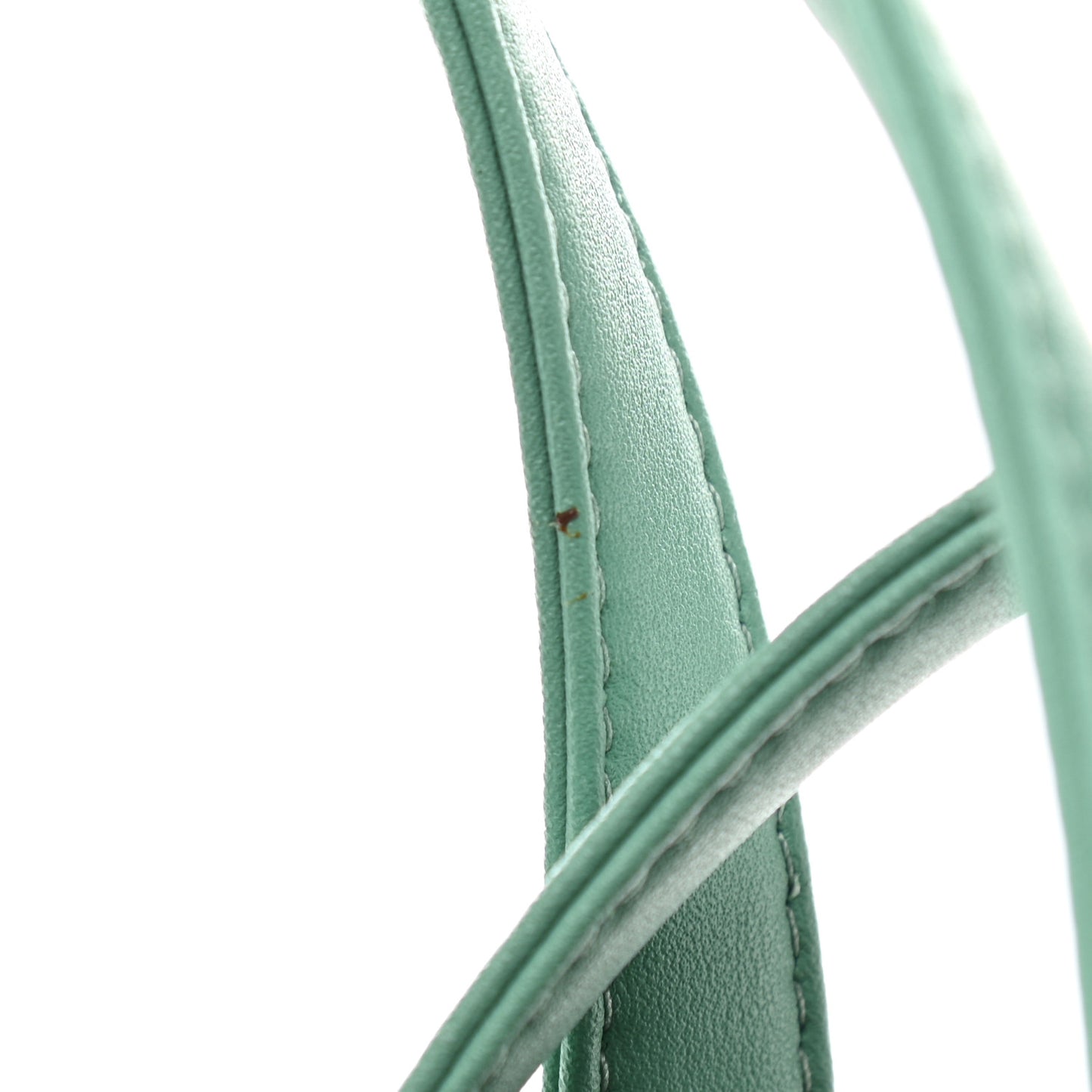 Vegan Leather Large Shopping Bag Sage