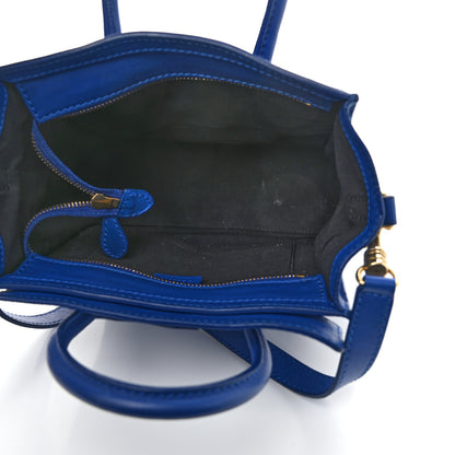 Celine Smooth Calfskin Nano Luggage Royal Blue 4 of 9