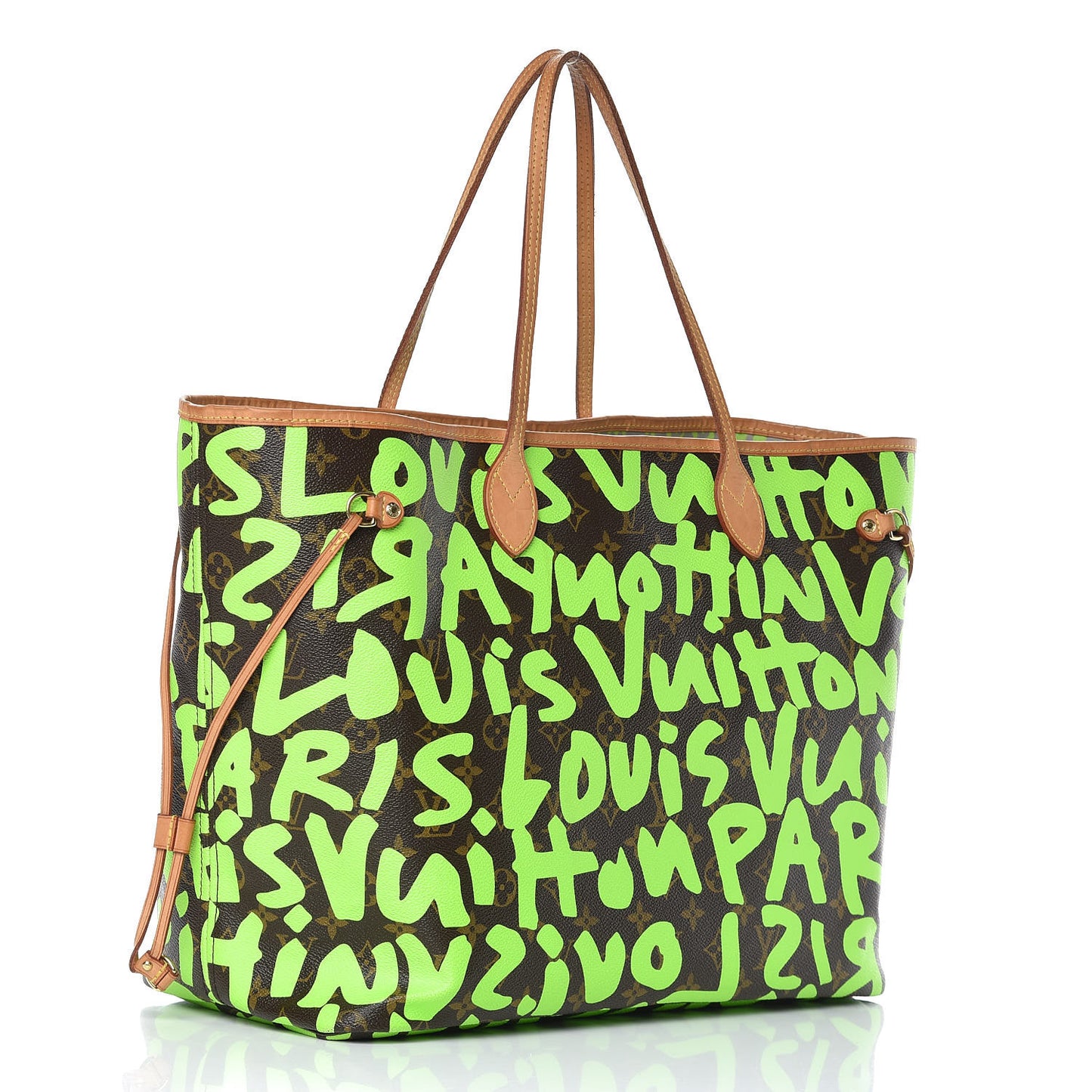 Monogram Graffiti Neverfull GM Green