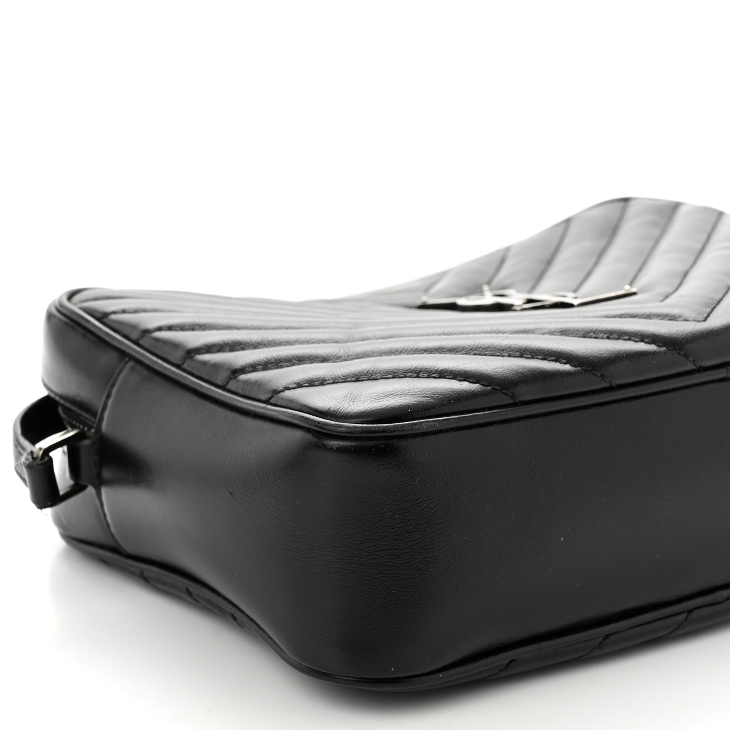Calfskin Matelasse Monogram Lou Camera Bag Black