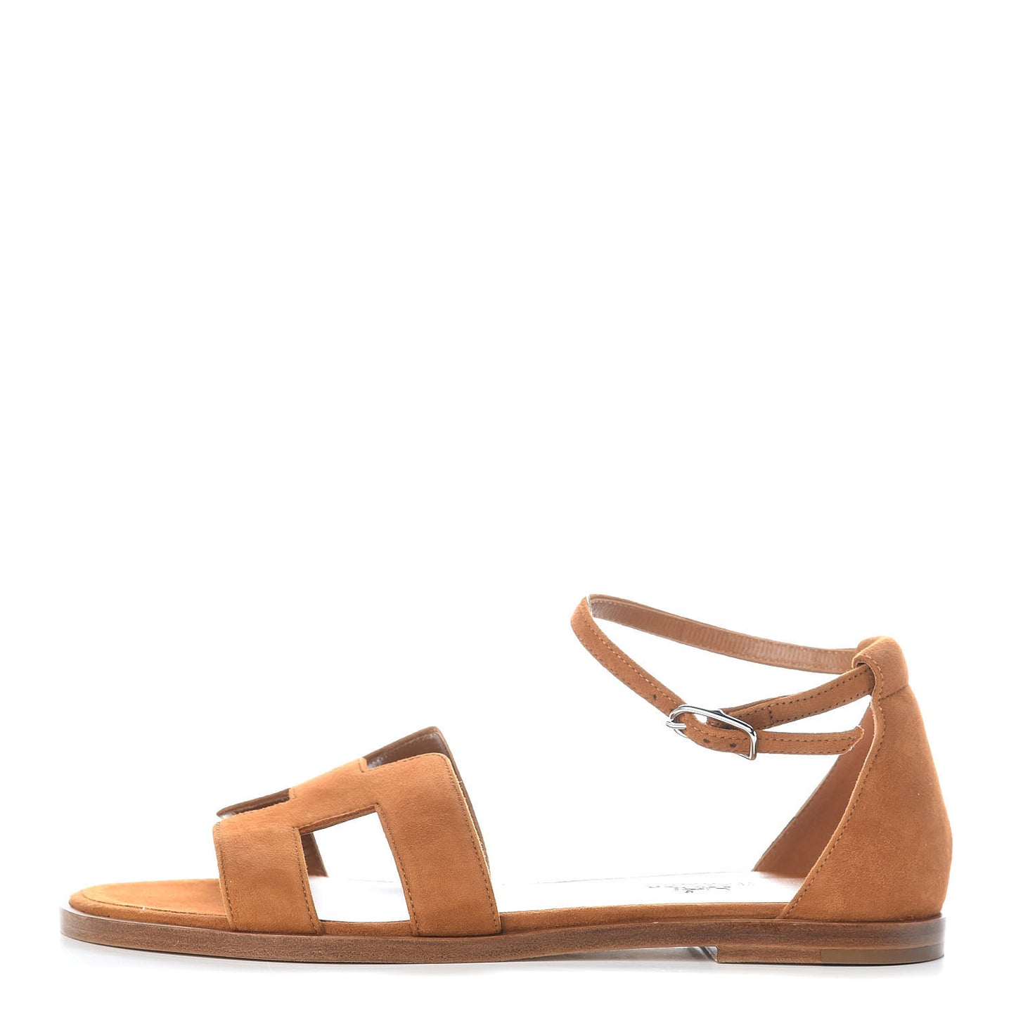 Suede Santorini Sandals 36 Terre De Siene