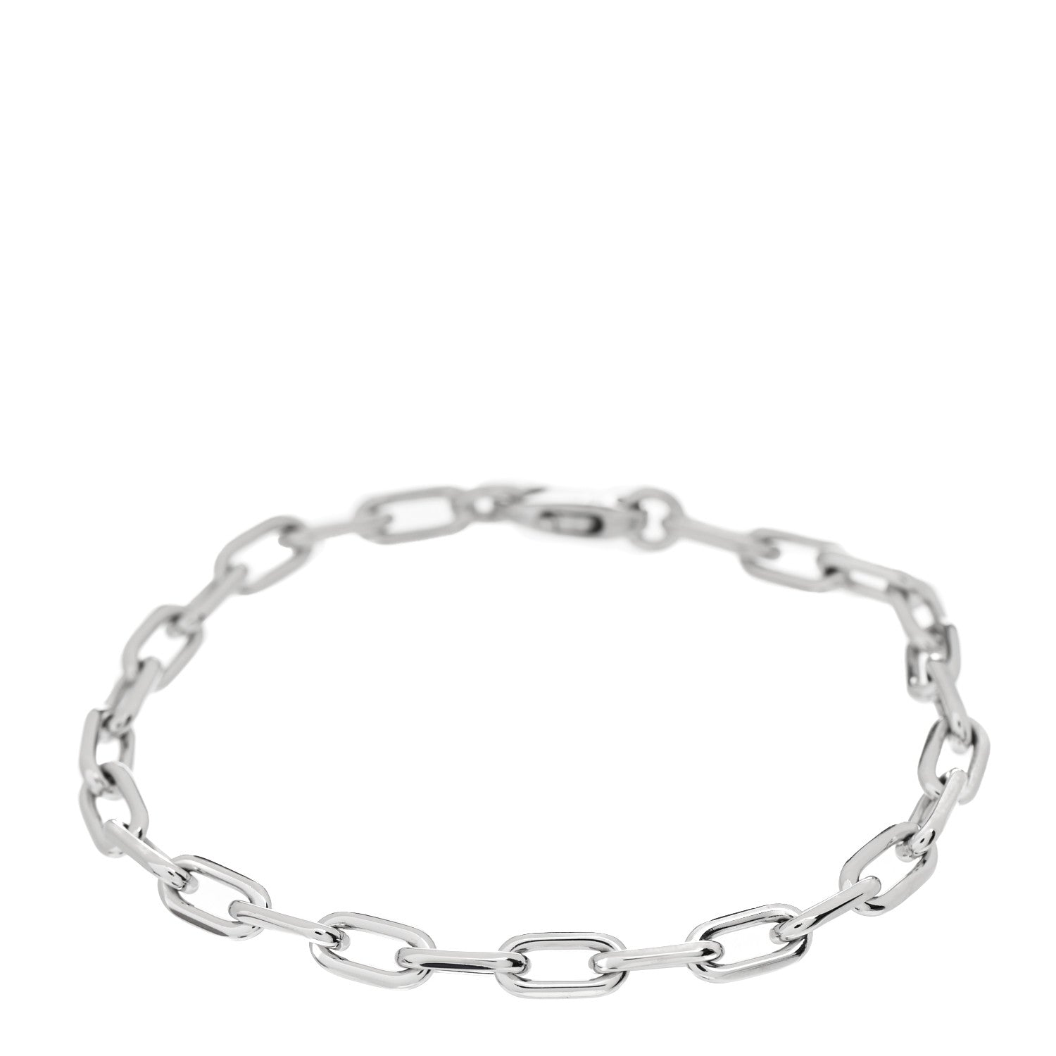 Cartier 18K White Gold Spartacus Chain Bracelet 1 of 5