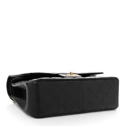 Chanel Caviar Quilted Jumbo Double Flap Black 5 of 12