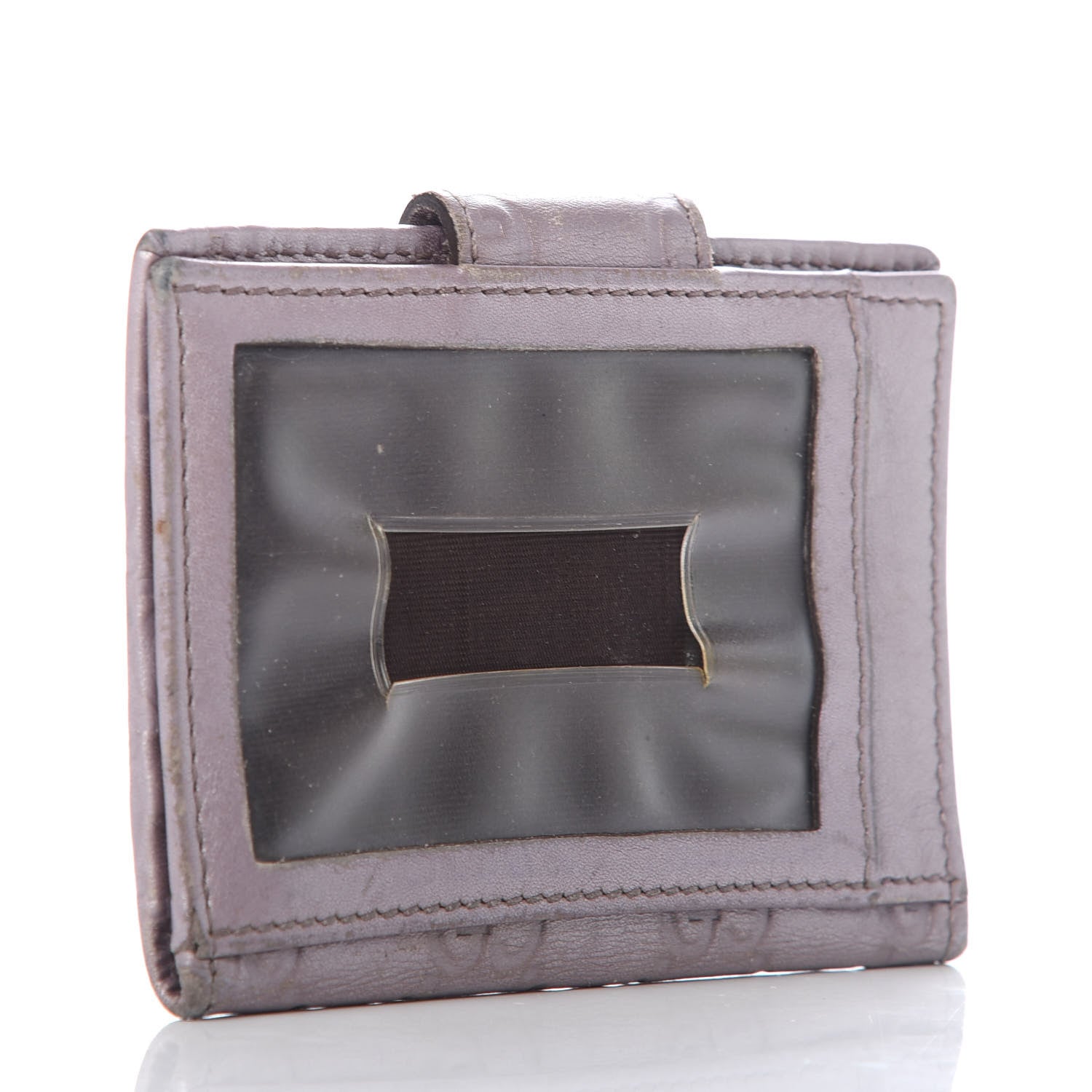 Gucci Metallic Guccissima Heart Travel Wallet Lavender 3 of 6