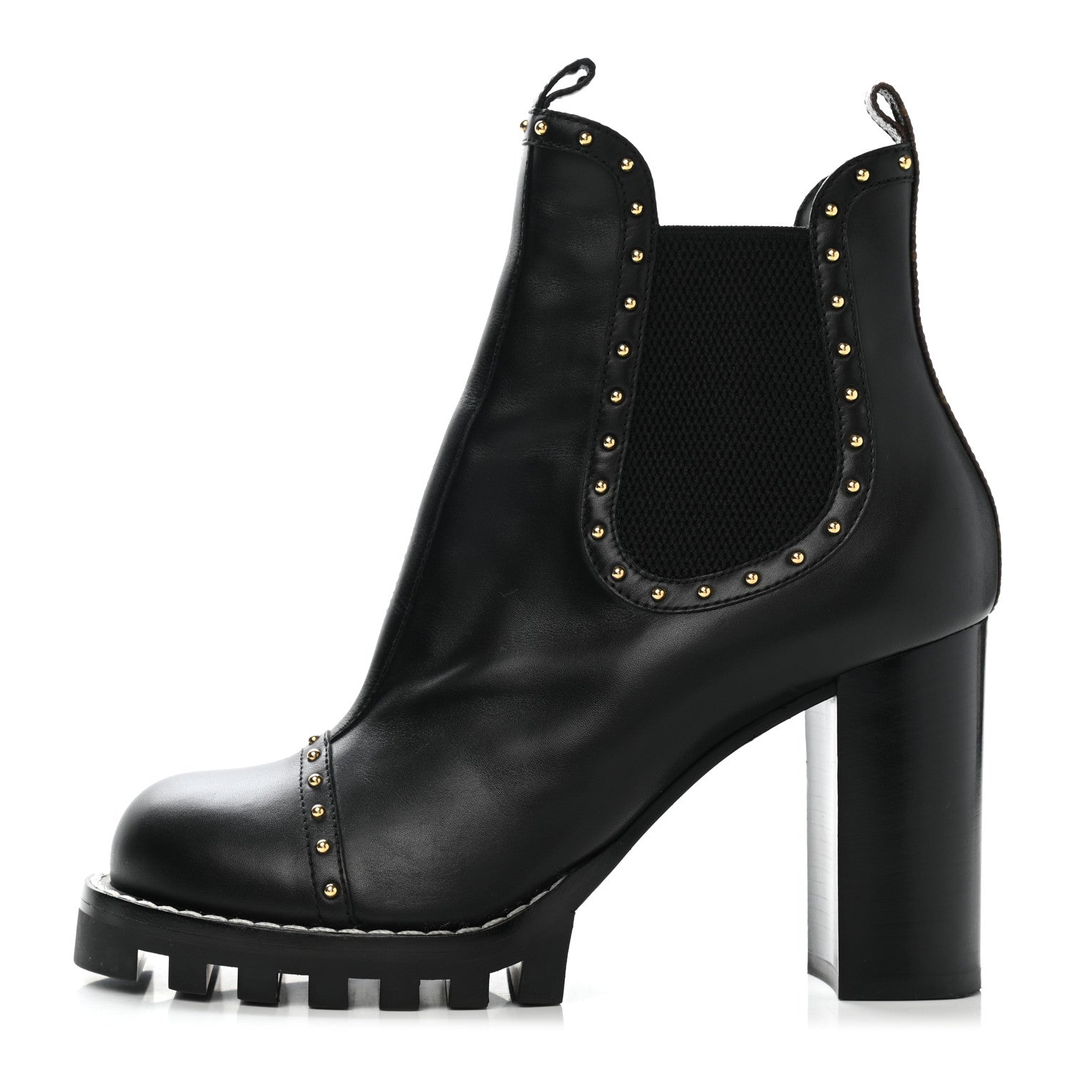 Louis Vuitton Calfskin Rockabilly Chelsea Ankle Boots 41 Black 1 of 8