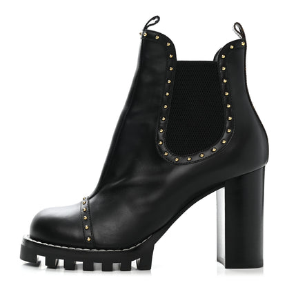 Louis Vuitton Calfskin Rockabilly Chelsea Ankle Boots 41 Black 1 of 8