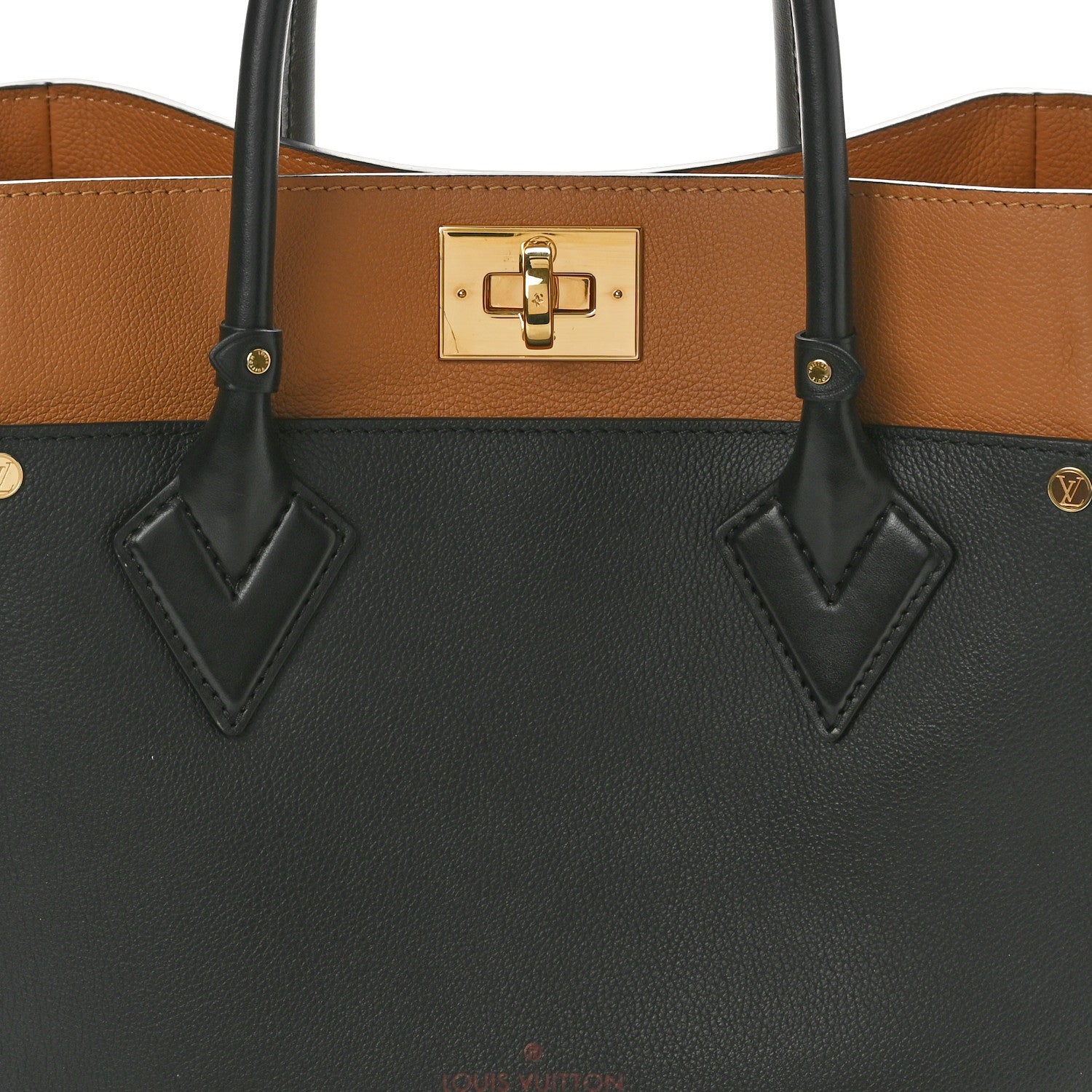 Louis Vuitton Calfskin Monogram On My Side Black 7 of 10