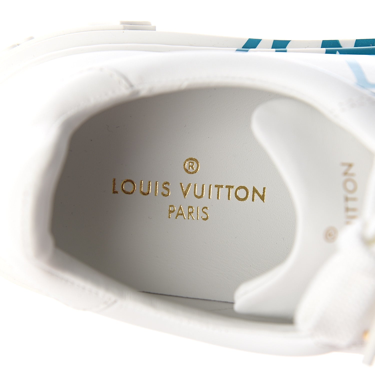 Louis Vuitton Monogram Time Out Sneakers 35 White Vert 8 of 9