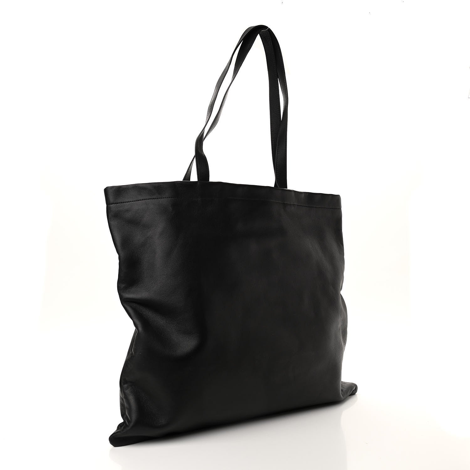 Saint Laurent Calfskin Large Shopper Tote Black 3 of 11