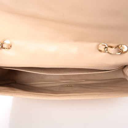 Chanel Caviar Quilted Jumbo Single Flap Beige Clair 5 of 7