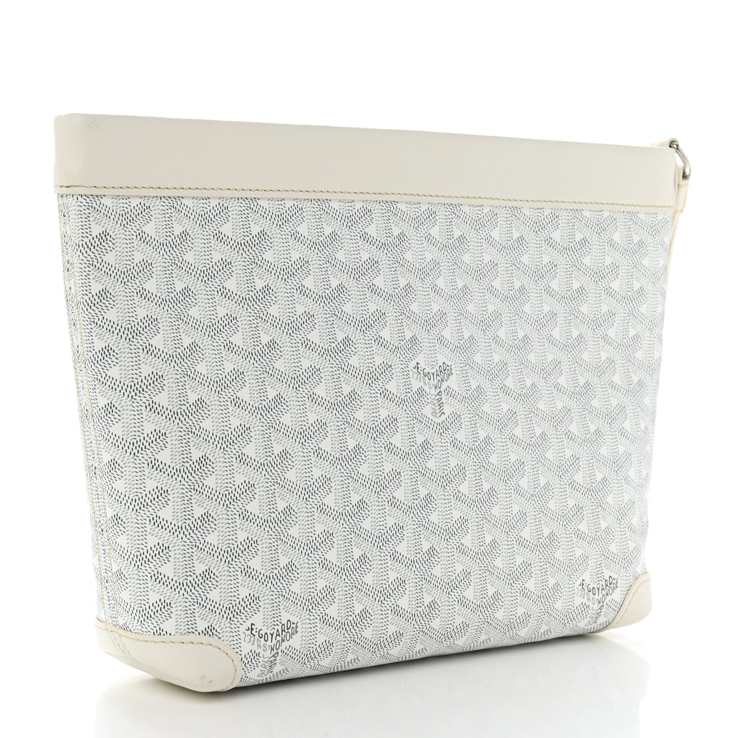 Goyardine Conti Pouch White