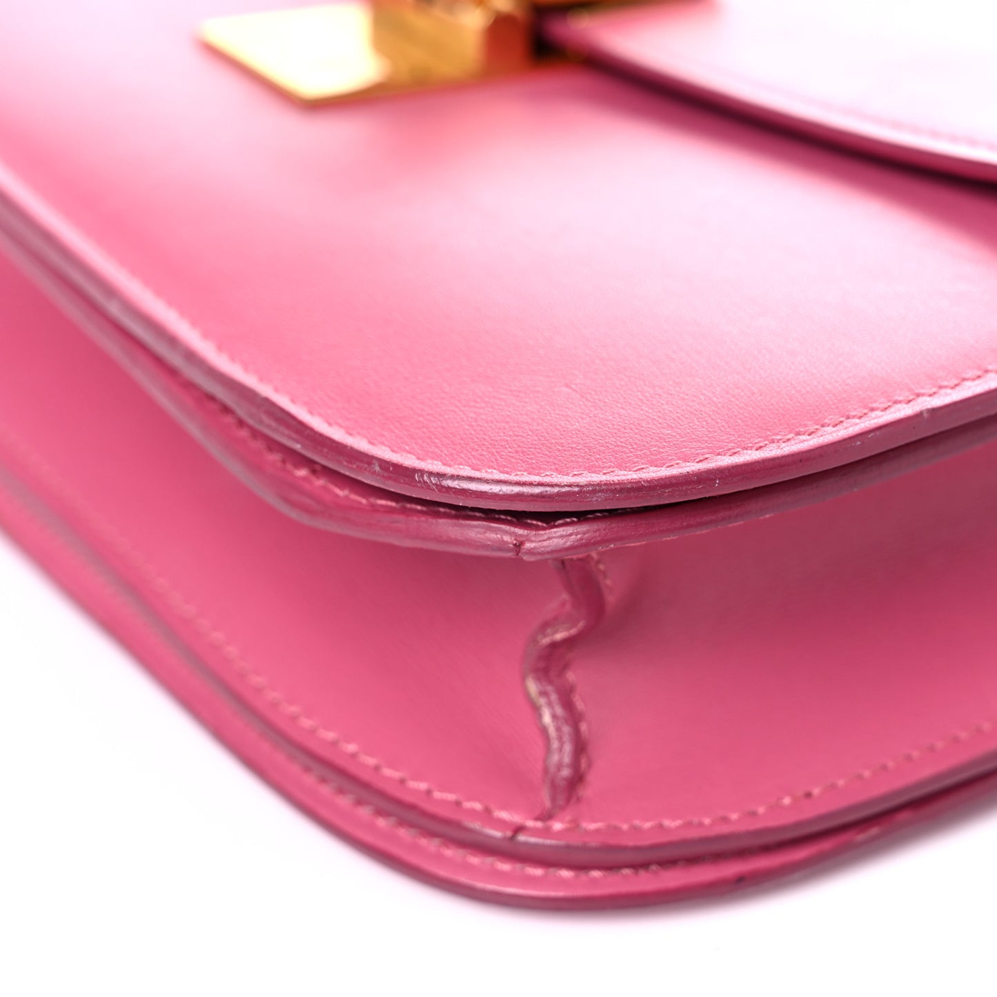 Smooth Calfskin Medium Classic Box Flap Bag Pink