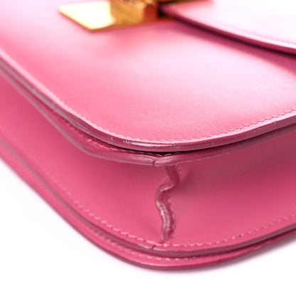 Celine Smooth Calfskin Medium Classic Box Flap Bag Pink 9 of 42