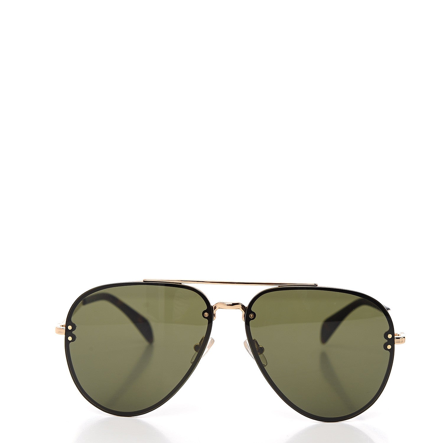 Celine Acetate Aviator Sunglasses CL41391/S Green Gold 2 of 6