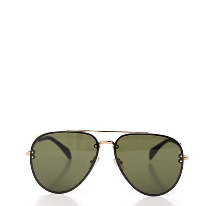 Celine Acetate Aviator Sunglasses CL41391/S Green Gold 2 of 6