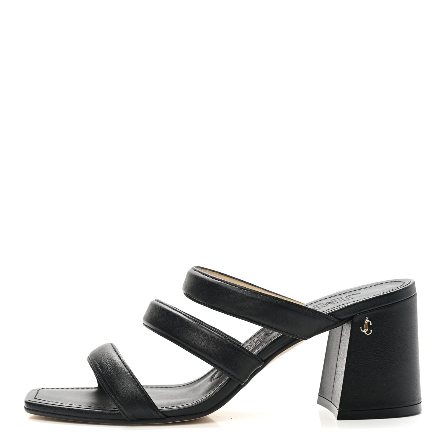 Nappa Auna 65 Mule Sandals 41 Black