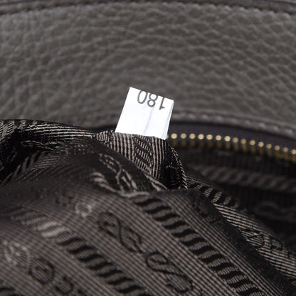 Prada Vitello Daino Tote Grafite 9 of 9