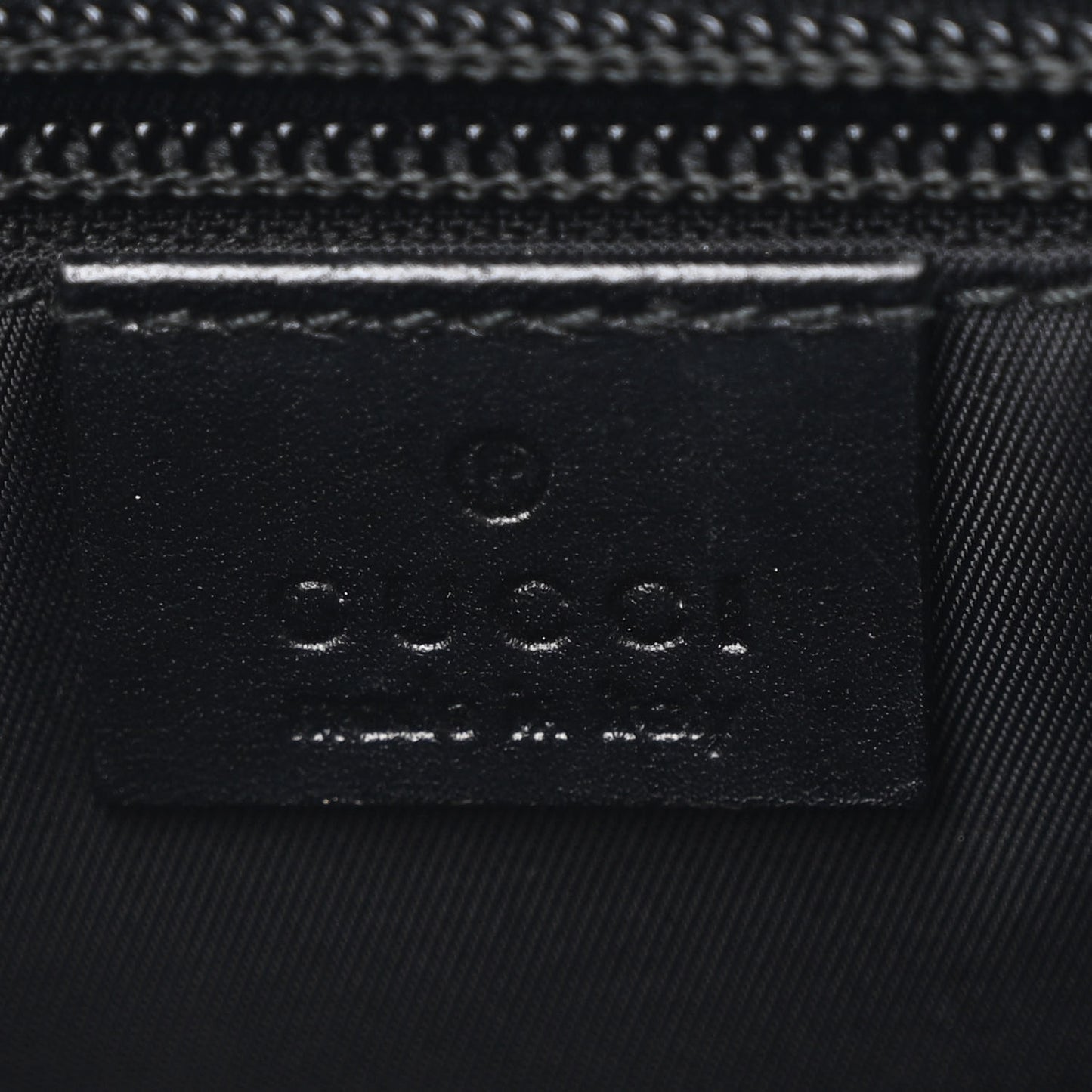 GG Supreme Monogram Web Messenger Bag Black