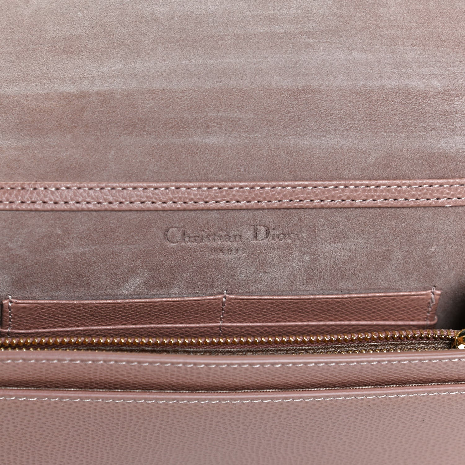 Christian Dior Calfskin 30 Montaigne 2 in 1 Pouch Beige 6 of 11