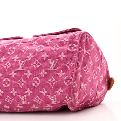 Louis Vuitton Monogram Denim Neo Speedy Fuchsia 9 of 11