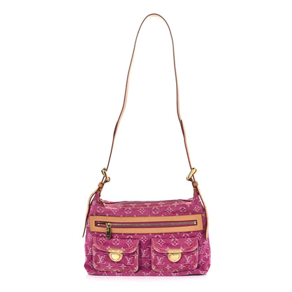 Louis Vuitton Denim Baggy PM Fuchsia 1 of 11