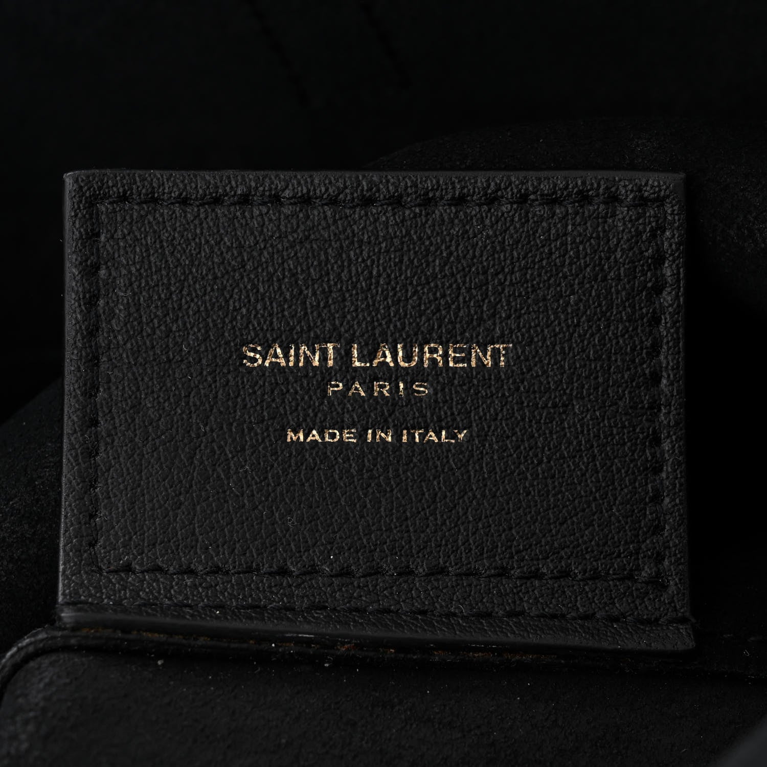 Saint Laurent Calfskin North-South Shopping Tote Black 7 of 13