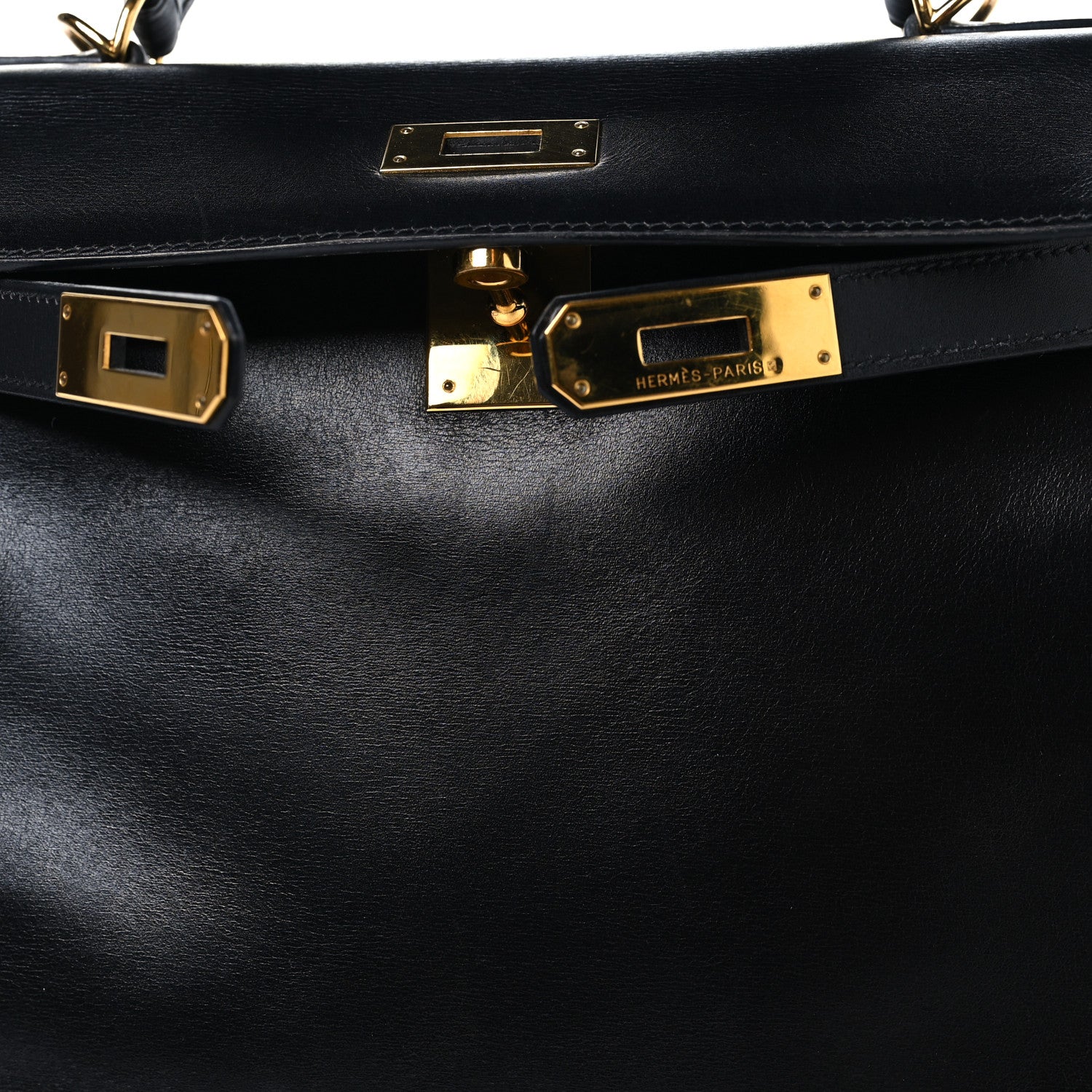 Hermes Box Kelly Retourne 28 Black 14 of 17