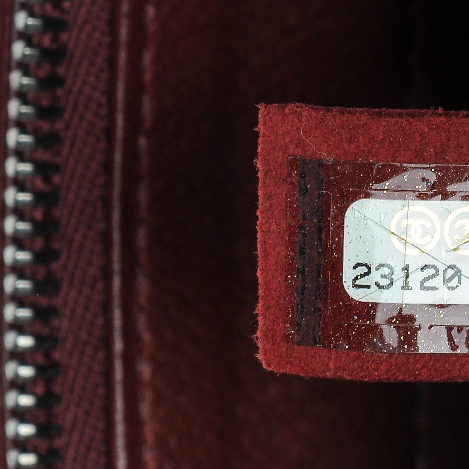 Chanel Caviar Quilted Medium Rock In Rome Tote Dark Red 8 of 9