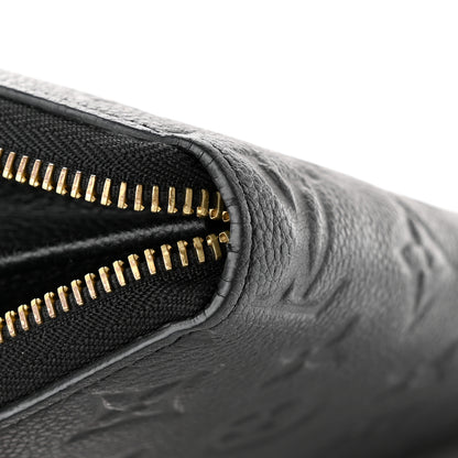 Louis Vuitton Empreinte Zippy Wallet Black 9 of 9