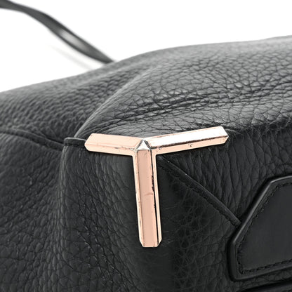 Alexander Wang Pebbled Calfskin Large Prisma Skeletal Tote Black Rose Gold Hardware 15 of 16