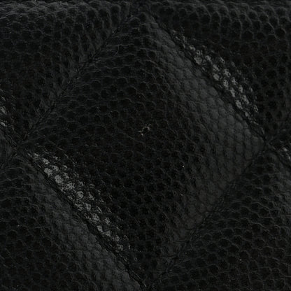 Chanel Caviar Quilted Zipped Key Holder Case Black 9 of 11