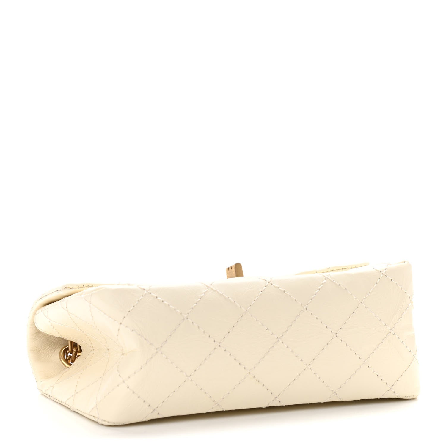 Chanel Aged Calfskin Quilted 2.55 Reissue Mini Flap White 3 of 11