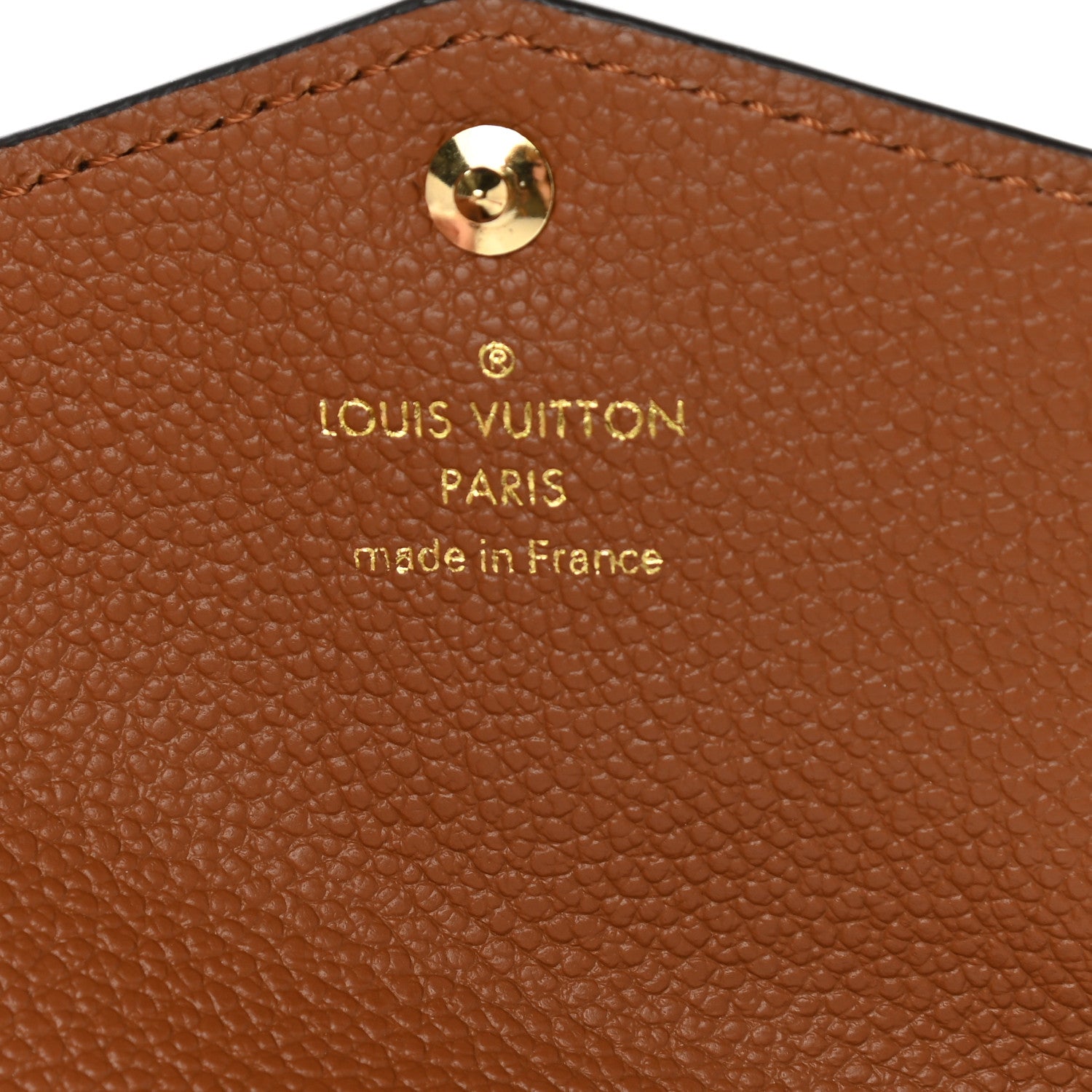 Louis Vuitton Empreinte Monogram Giant Wild At Heart Key Pouch Caramel 6 of 6