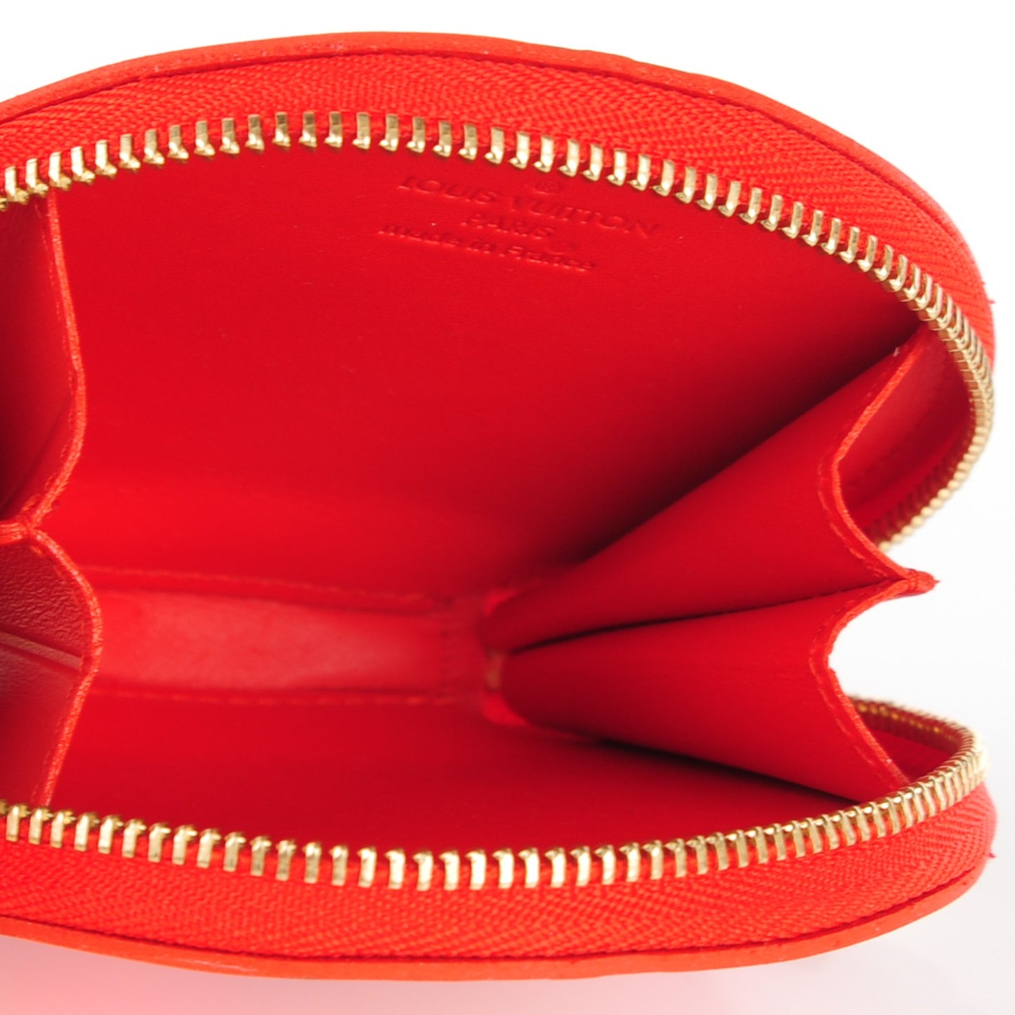 Vernis Roses Chapeau Coin Purse Orange Sunset