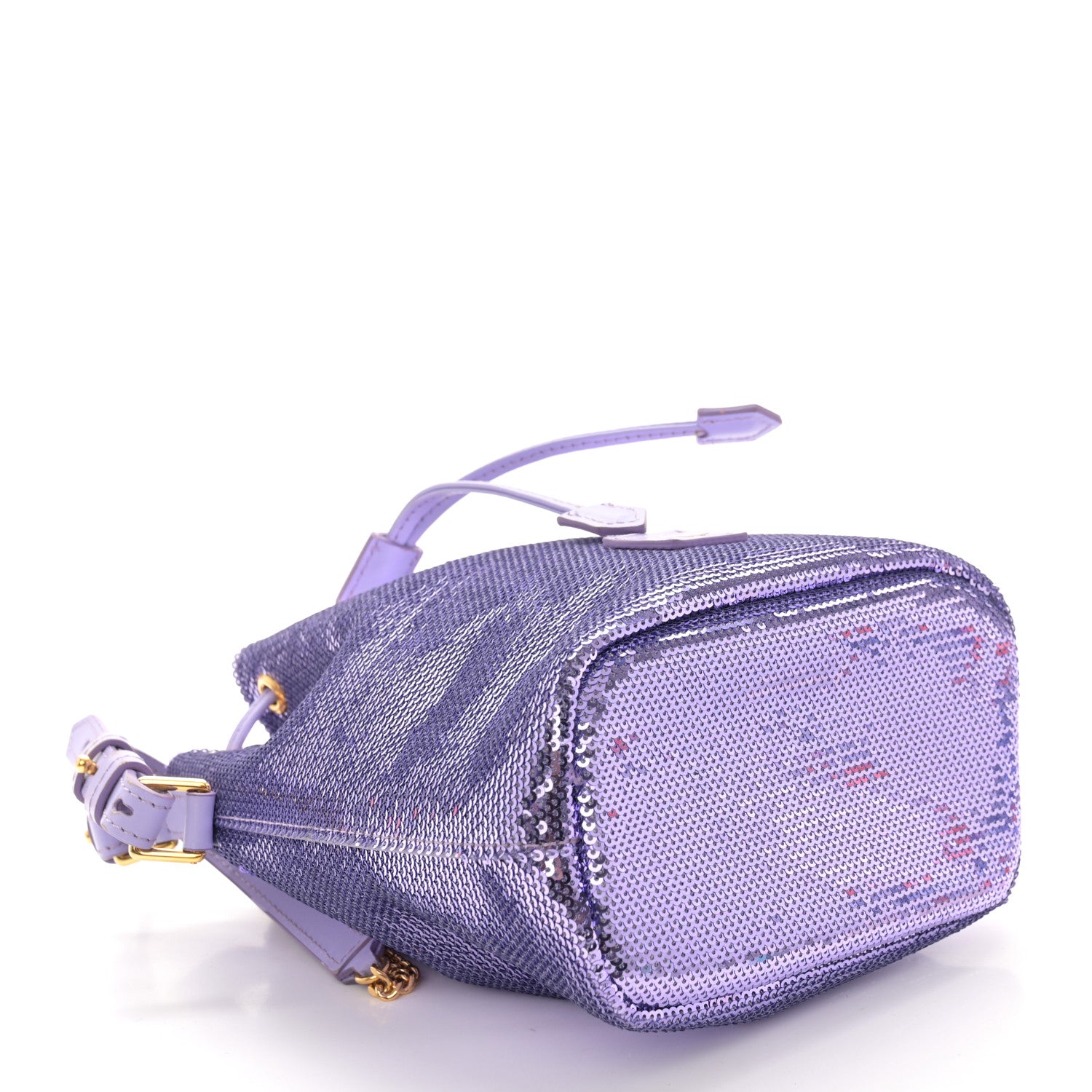Tom Ford Sequin Small Disco Chain Bucket Bag Light Purple 4 of 9