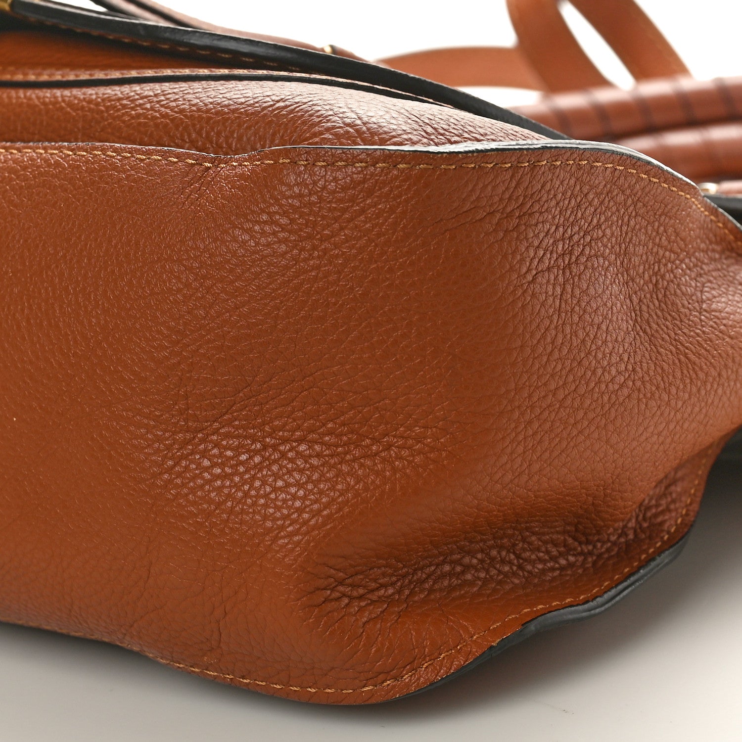 Chloe Calfskin Medium Marcie Satchel Tan 10 of 10