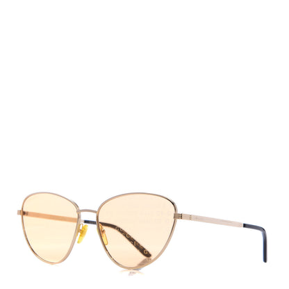 Gucci Cat Eye Logo Sunglasses GG0803S Gold 1 of 7