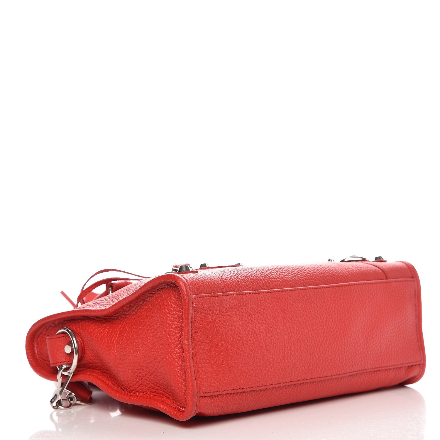 Balenciaga Vibrato Calfskin Classic Silver Hardware S City Rouge Cerise 4 of 11