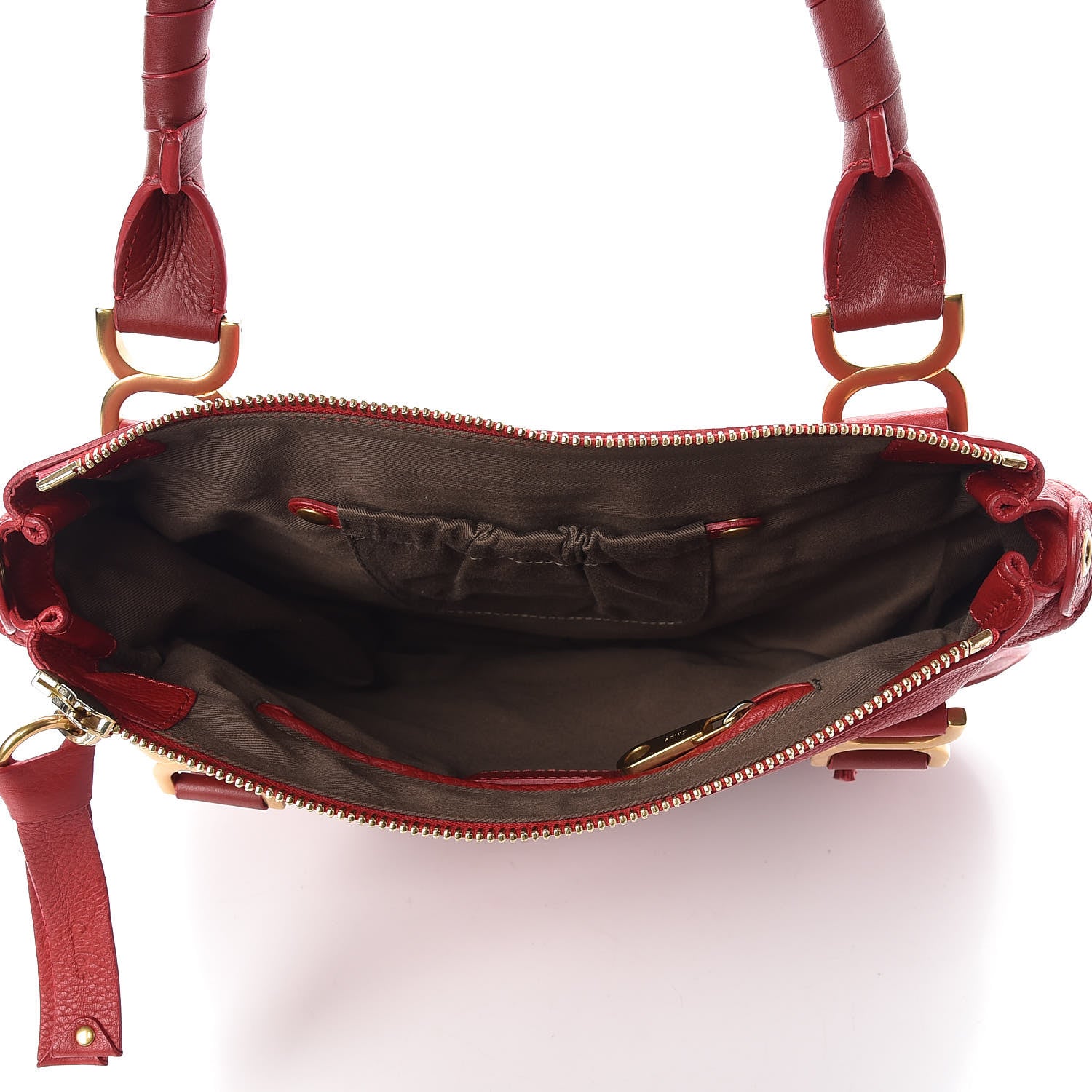 Chloe Calfskin Medium Marcie Satchel Red 5 of 7