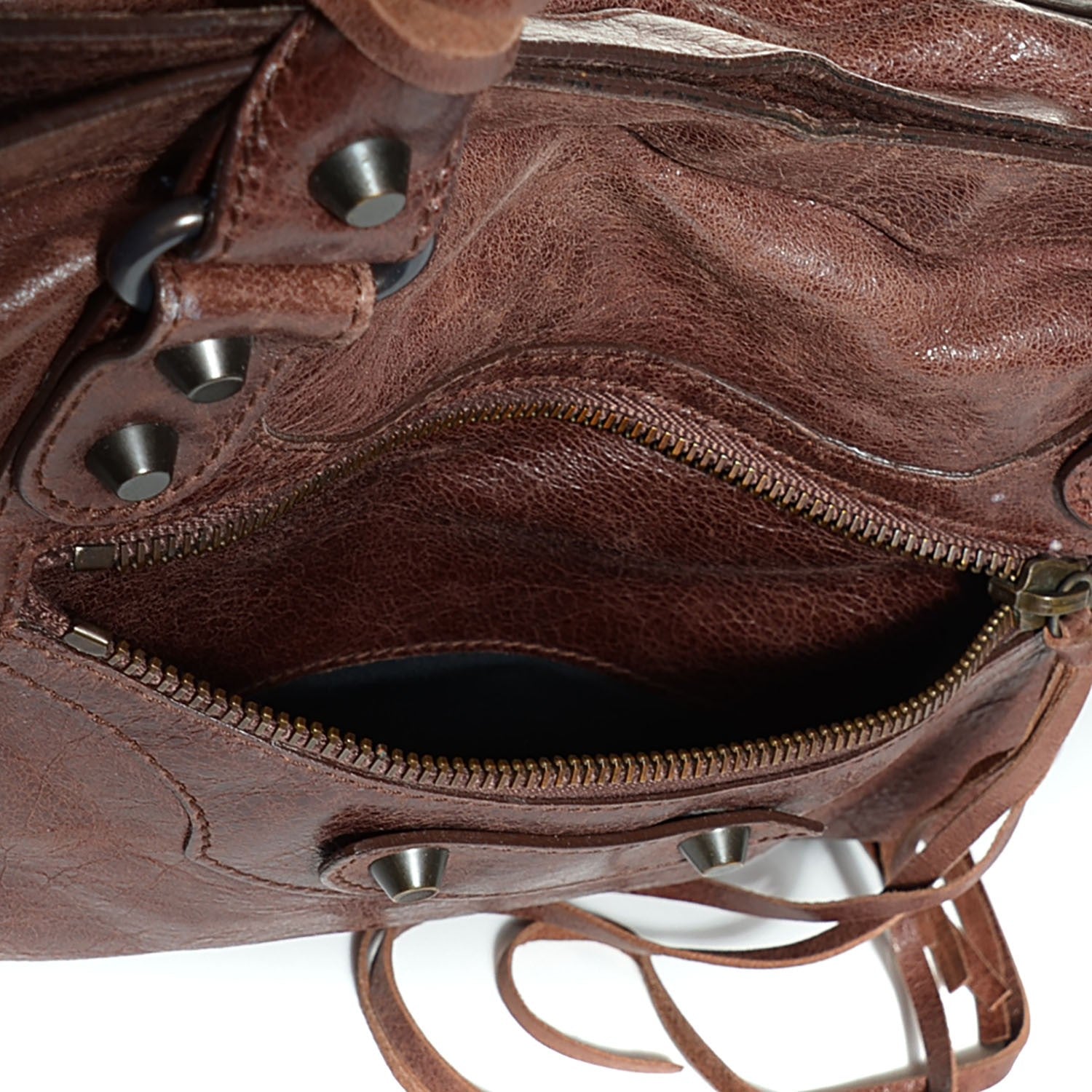 Balenciaga Agneau Classic Hardware City Castagna 8 of 12