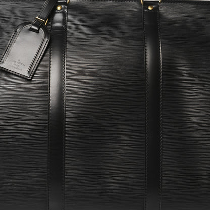 Louis Vuitton Epi Keepall 55 Black 7 of 12