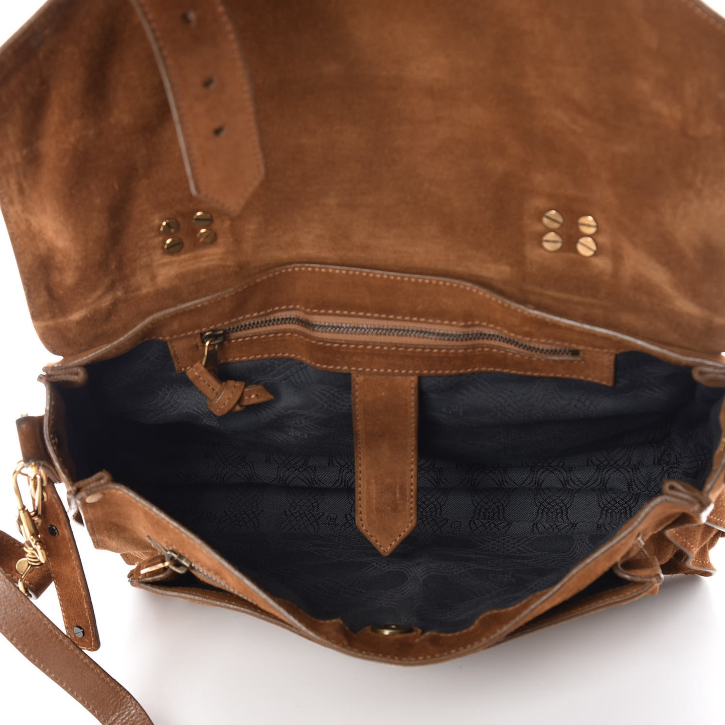 Suede Medium PS1 Satchel Tobacco